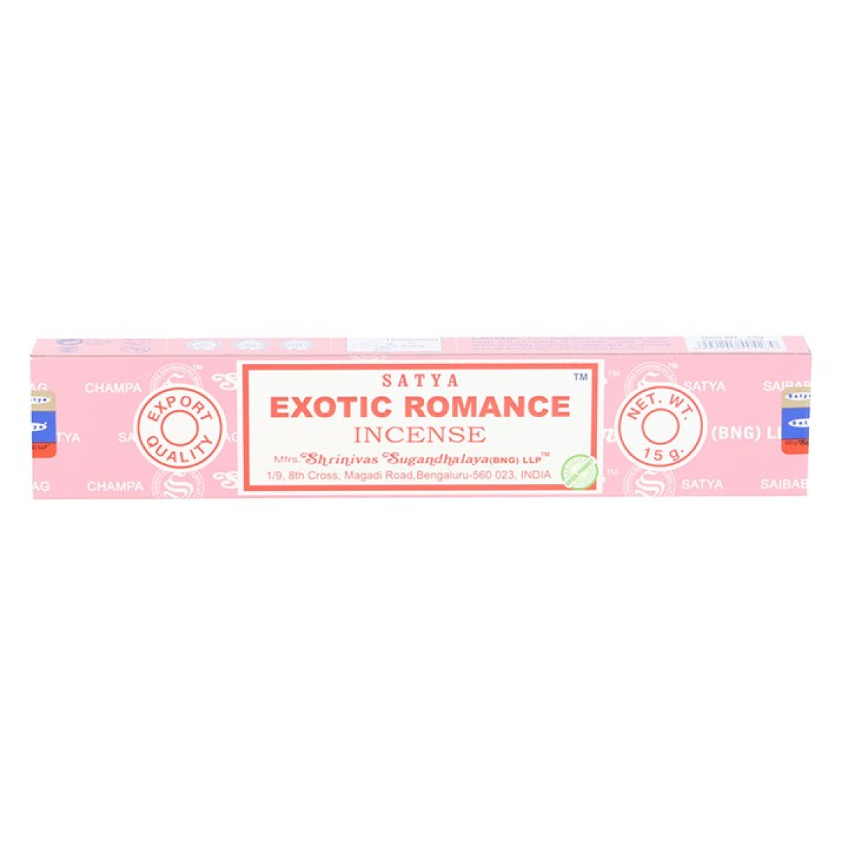 Set of 12 Satya Exotic Romance Incense Sticks