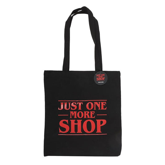 Just One More Shop Polycotton Tote Bag