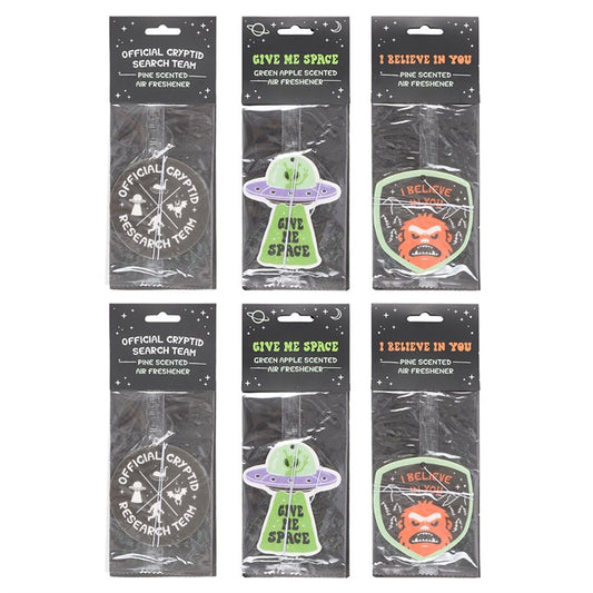 Set of 6 Camp Cryptid Scented Air Fresheners