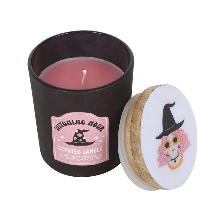 Witching Hour Plum and Black Cherry Candle