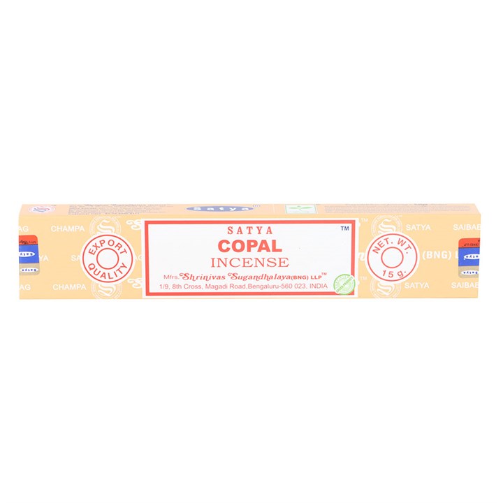Set of 12 Copal Incense Sticks by Satya