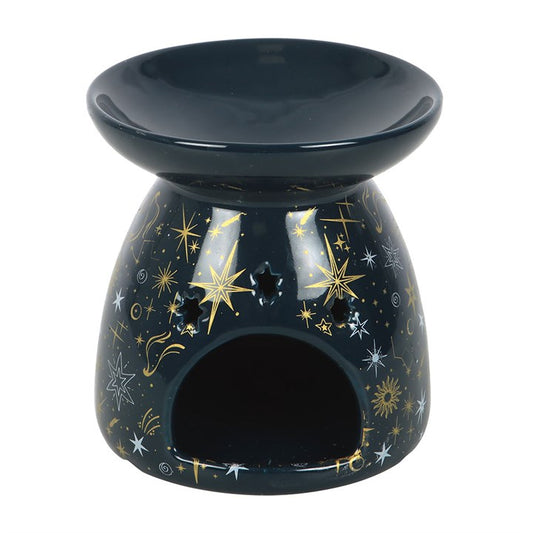 Blue Starry Night Oil Burner and Wax Warmer