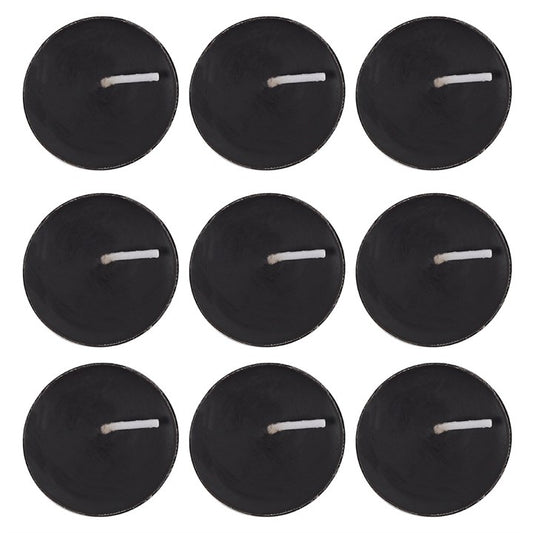 Pack of 9 Opium Scented Black Tealights