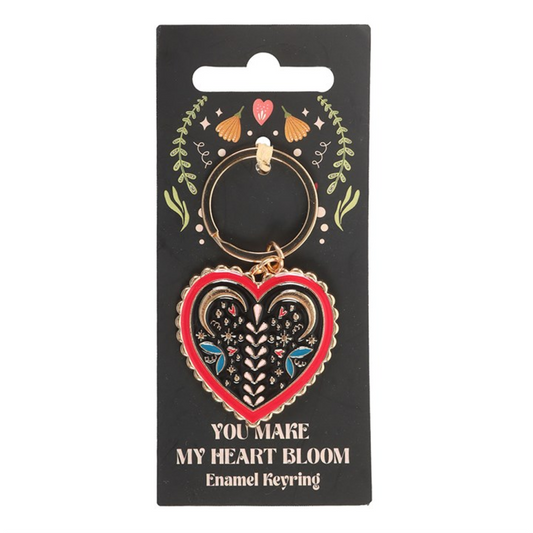 Folk Heart Keyring