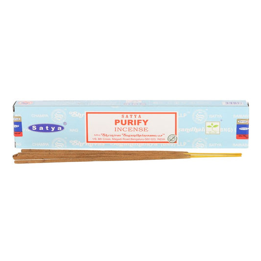 Set of 12 Purify Incense Sticks by Satya
