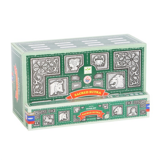 Set of 12 Satya Superhit Sacred Sutra Incense 15g